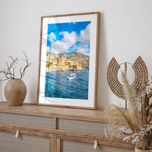 Impresión costera de Funchal Madeira, colorida fotografía de viajes del paisaje urbano de Portugal imagen 8