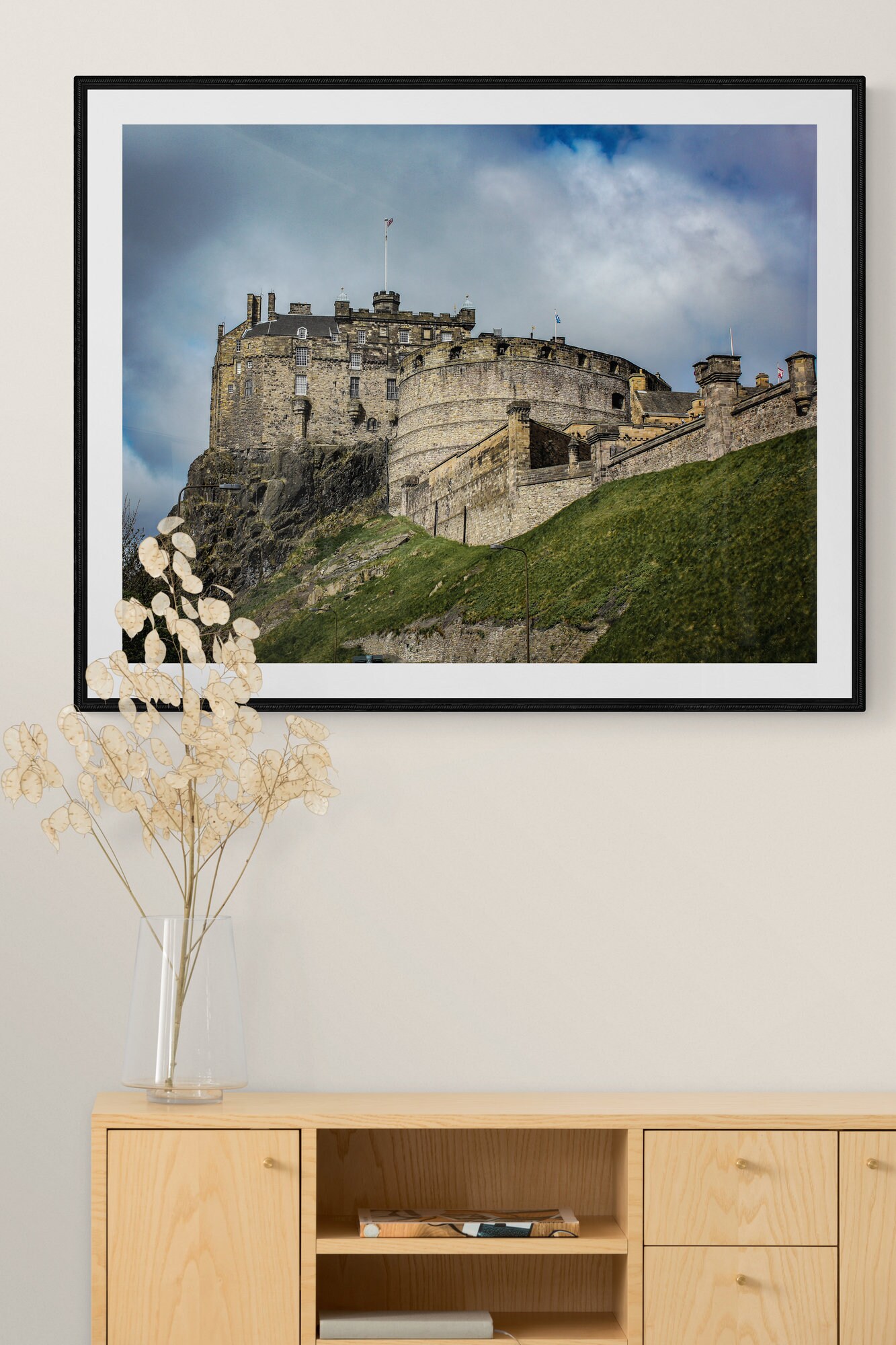 Edinburgh Castle Print Scotland Wall Art Edinburgh Print Etsy