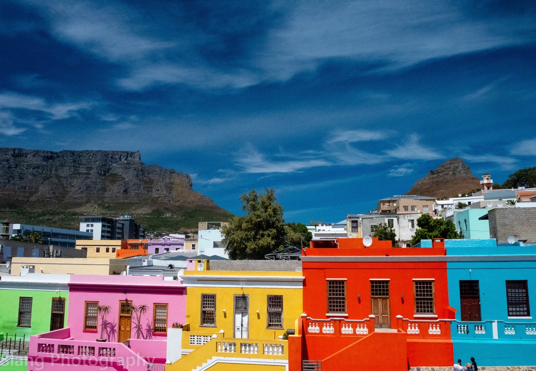 Bo Kaap Cape Town Photo Cape Town Photo Cape Town Wall Art Etsy