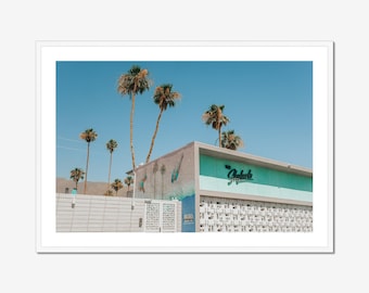 Skylark Hotel Palm Springs Print: Retro Mid-Century Desert Photography
