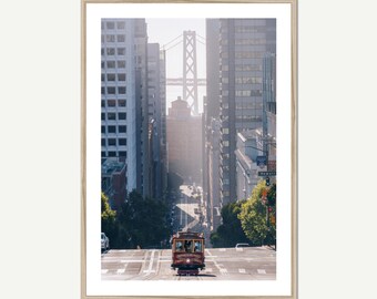 San Francisco Cable Car Photo: California Street Art Print