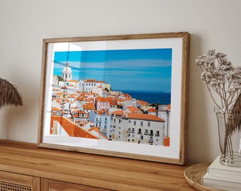 Lisbon Alfama Photo Print: Portugal Travel Photography, Old Quarters Architecture