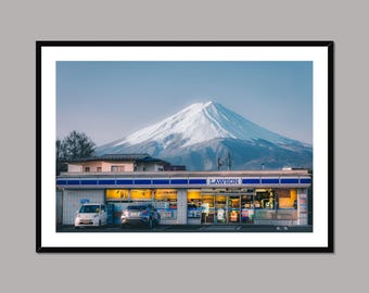 Mount Fuji Sunrise Print – Japan Lawson View Wall Art – Japanese Landscape Photography