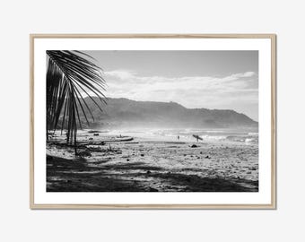 Santa Teresa Costa Rica Print, Costa Rica Wall Art, Costa Rica Home Decor, Tropical Beach Print, Surfer Photo, Playa Carmen
