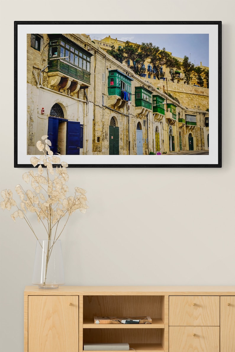 Valletta Malta Print Valletta Wall Art Malta Home Decor Etsy