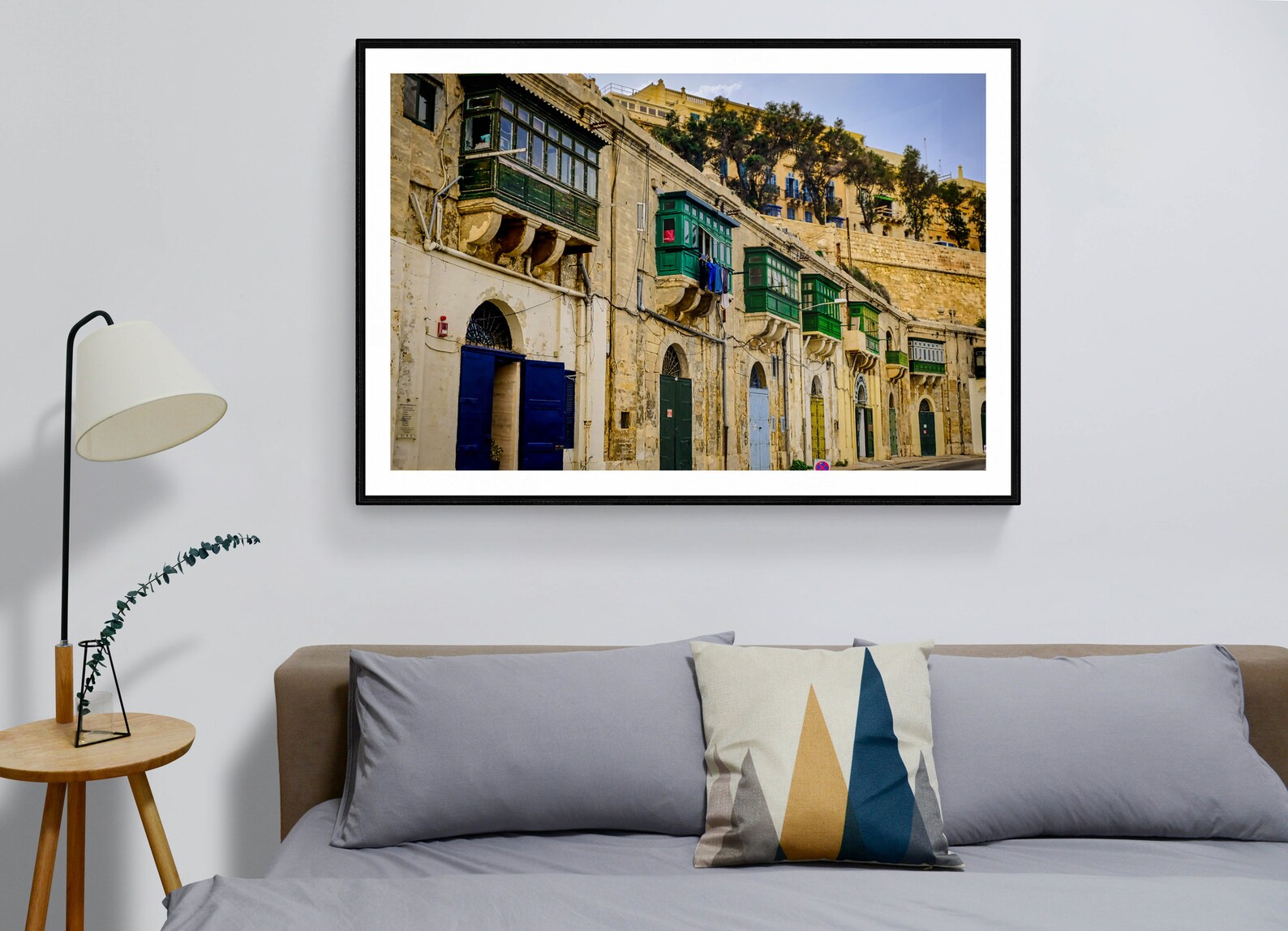 Valletta Malta Print Valletta Wall Art Malta Home Decor Etsy