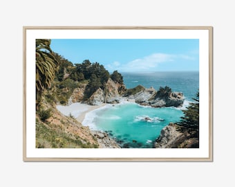 McWay Falls Big Sur Print – California Coast Photography – Coastal Landscape Photo