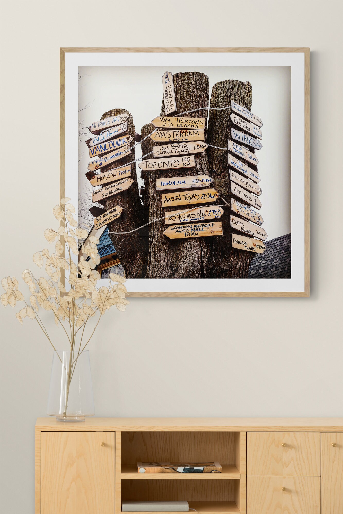 Canada Road Signs Print London Ontario Print Tim Hortons Etsy