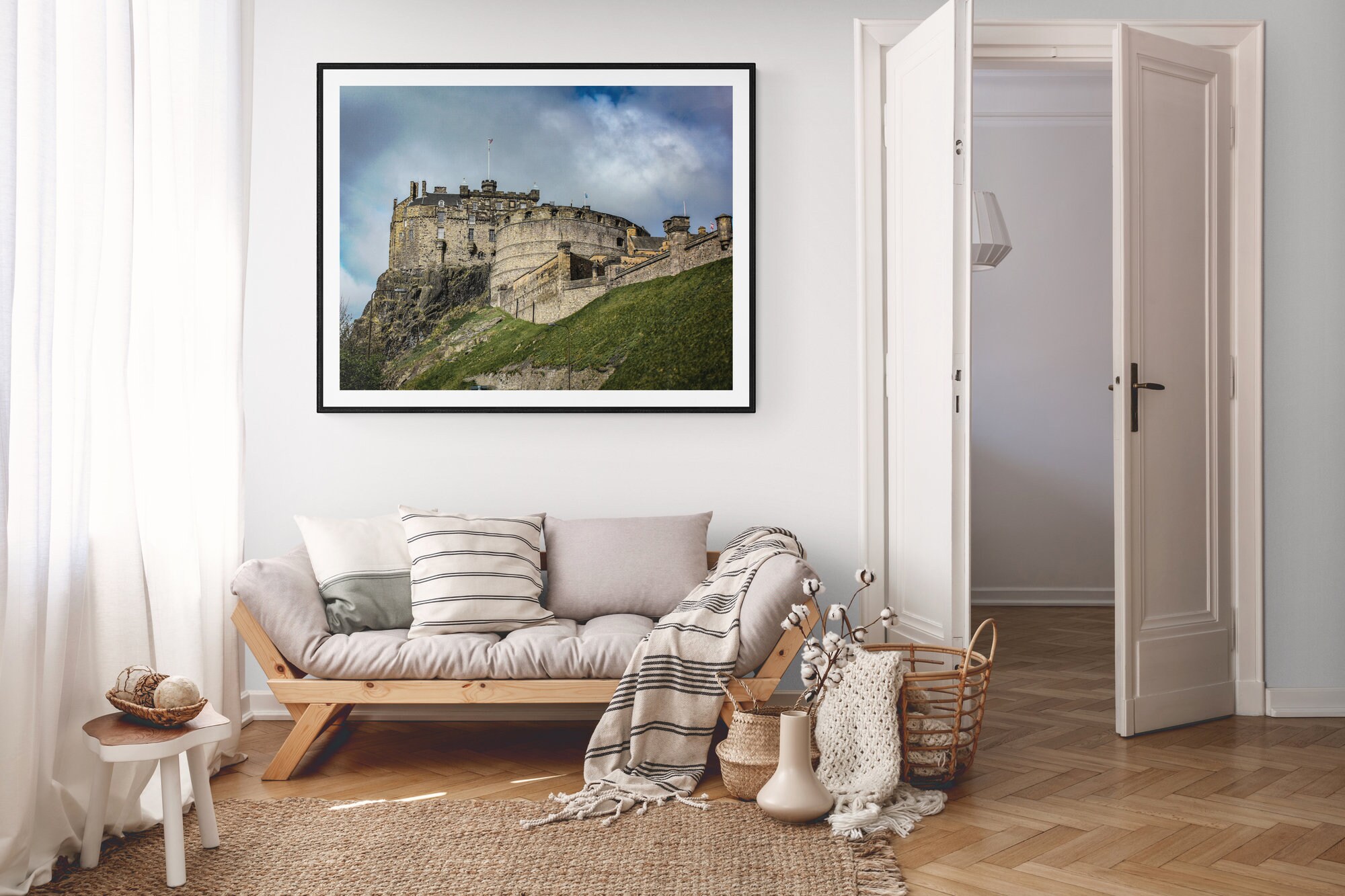 Edinburgh Castle Print Scotland Wall Art Edinburgh Print Etsy