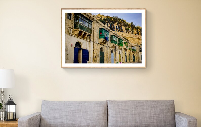 Valletta Malta Print Valletta Wall Art Malta Home Decor Etsy