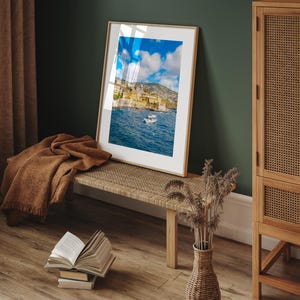 Impresión costera de Funchal Madeira, colorida fotografía de viajes del paisaje urbano de Portugal imagen 9