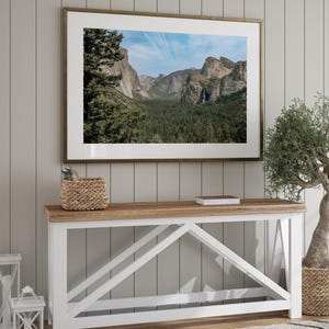 Yosemite National Park Landscape Print, Usa National Park Photo, Mountain Wall Art, Framed or Unframed