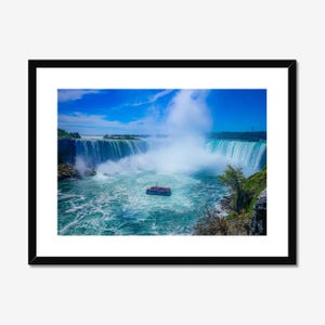 Niagara Falls Wall Art, Waterfall Photography Print, Canada Nature Landscape, Travel Photography Decor, Large Wall Art, Gift for Travelers