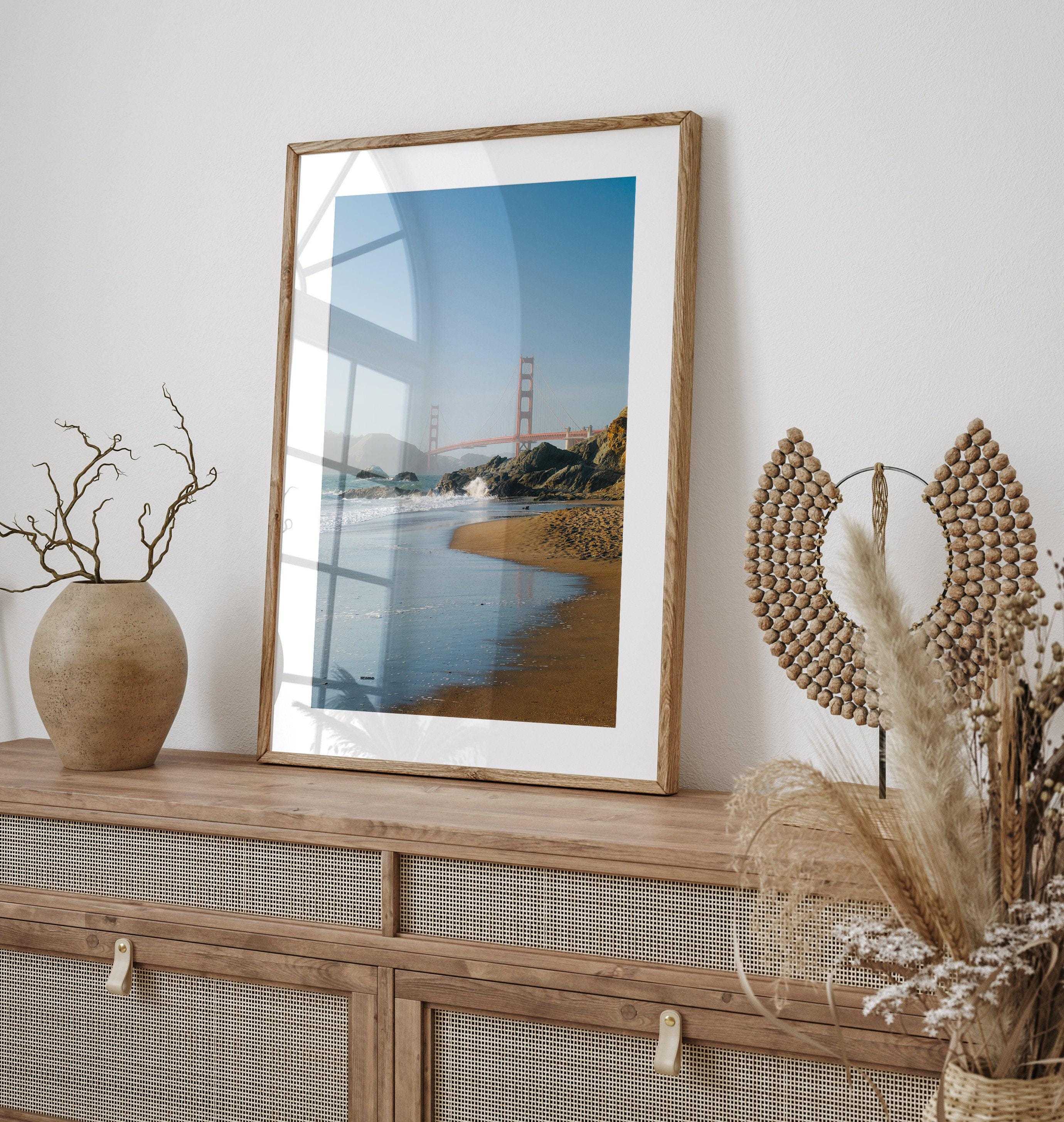 Golden Gate Bridge Print - San Francisco Wall Art - Baker Beach Coastal Photography - California Landscape Photo