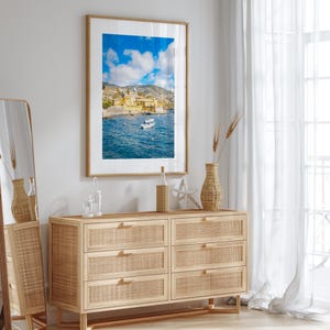 Impresión costera de Funchal Madeira, colorida fotografía de viajes del paisaje urbano de Portugal imagen 6