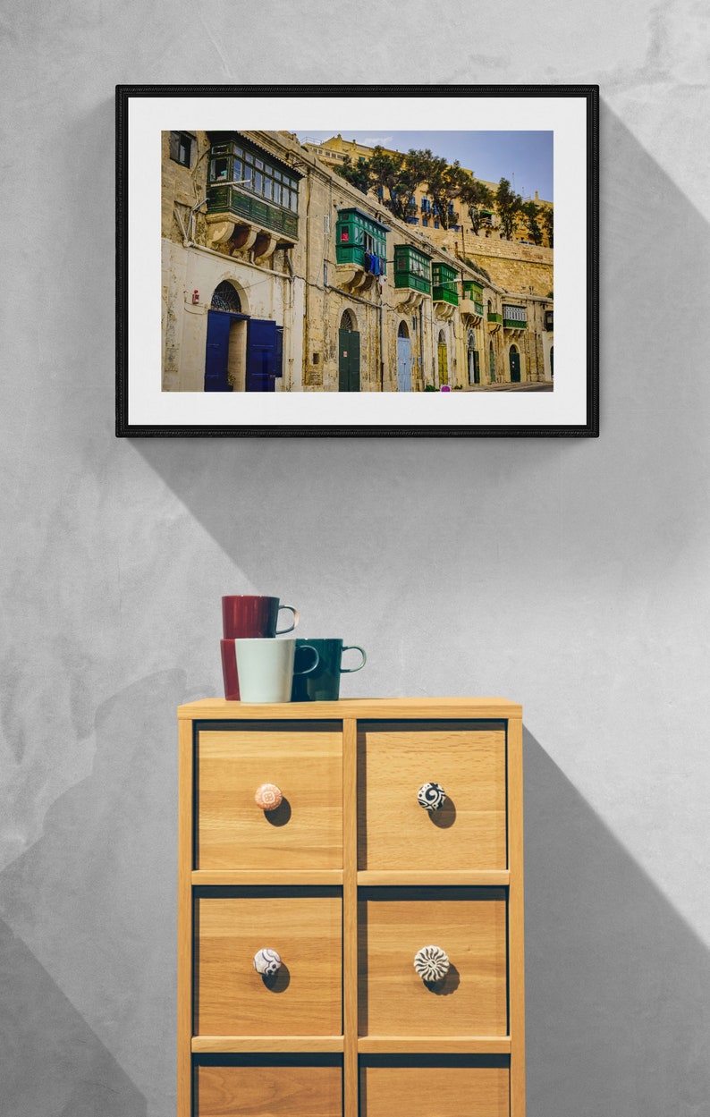 Valletta Malta Print Valletta Wall Art Malta Home Decor Etsy