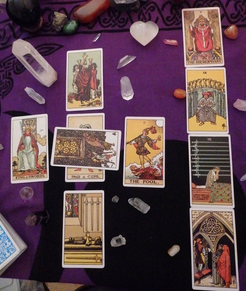 10 card Celtic Cross Reading - Detailed Spiritually inspired Tarot Reading, Affordabled, emailed directly to you 