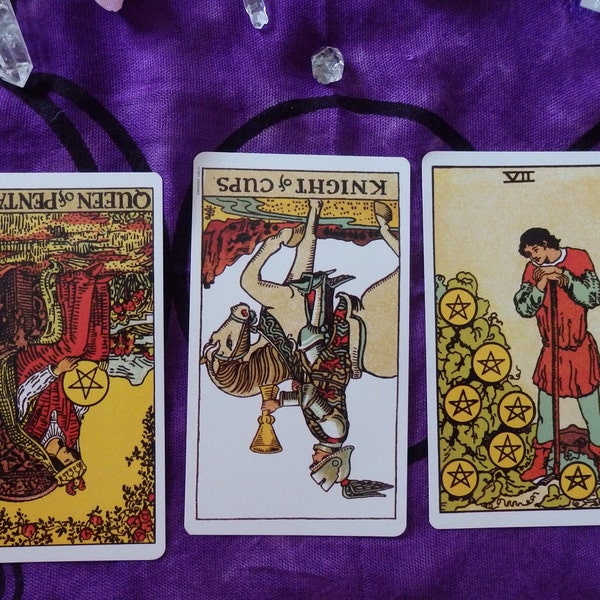 Tarot Reading 3 card 1 question, online affordable tarot via email, any area of focus