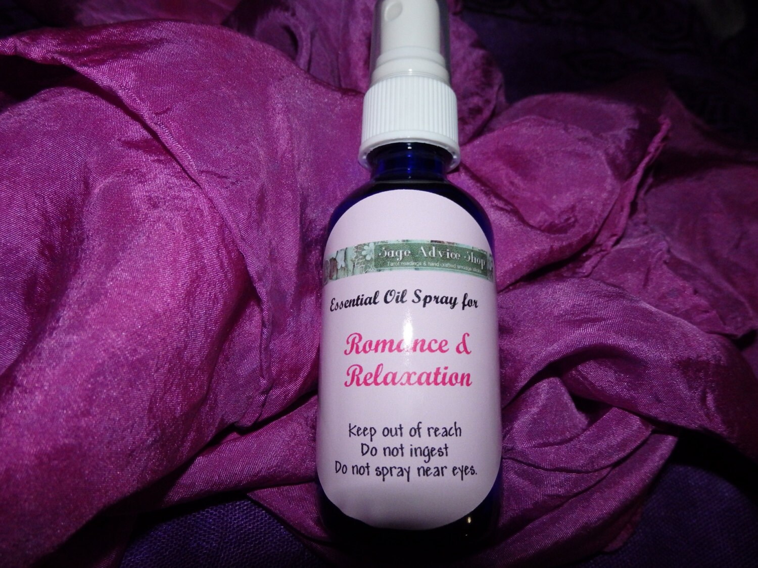 Romance & Relaxation Essential Oil Spray Aroma Therapy Etsy