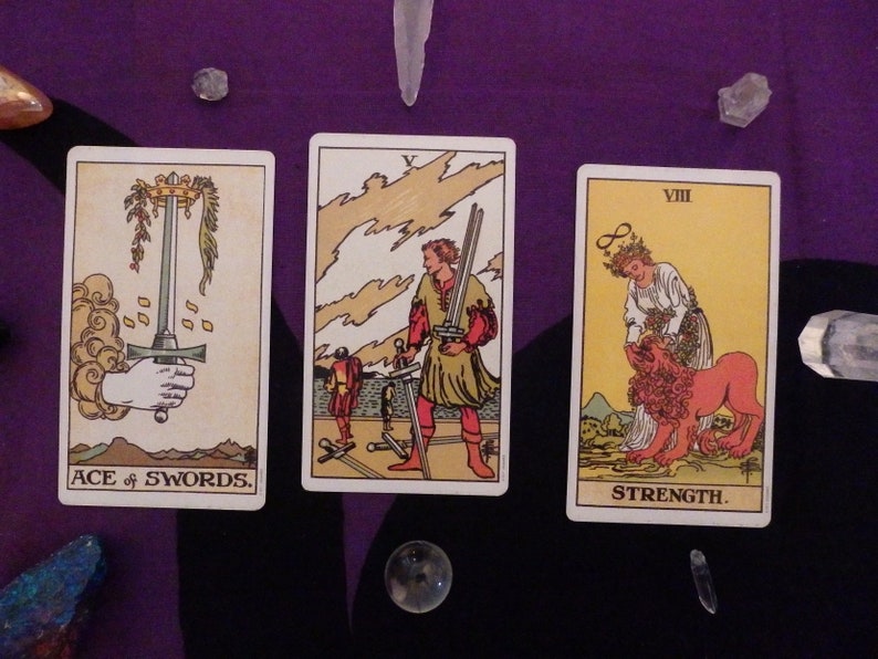 Tarot Reading 3 card 1 question, online affordable tarot via email, any area of focus 