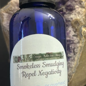 Smokeless Smudging, Repel Negativity - White Sage Smudge Spray, Lavender Spray, Cedar Smudge, Sage Lavender Smudge Spray, 2 oz spray