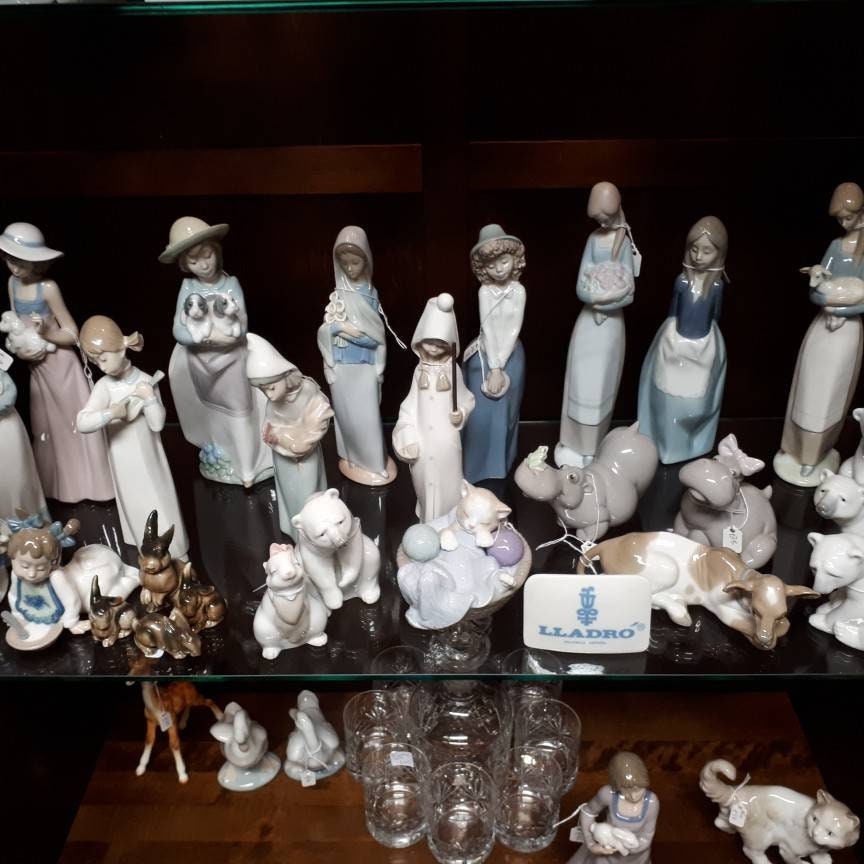 Selection of Lladro figures Etsy