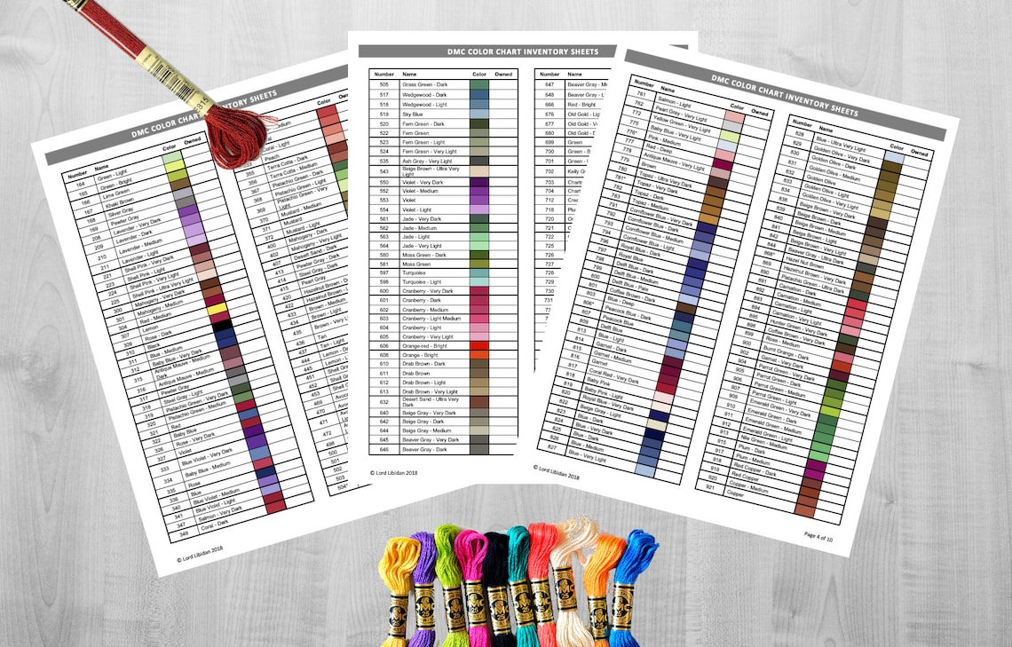 printable-dmc-thread-color-chart-tracker-inventory-sheet-etsy