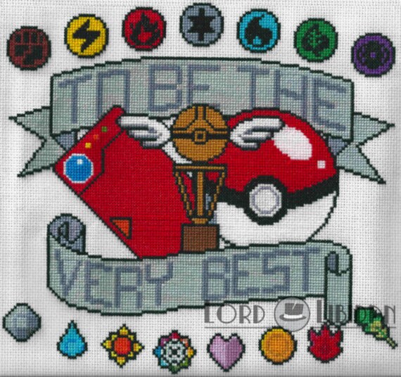 Pokemon Tattoo Cross Stitch Pattern Instant Download Pdf Etsy