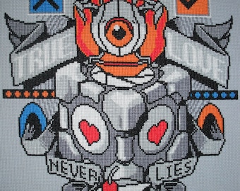 Portal Tattoo Cross Stitch Pattern (Instant PDF Download)
