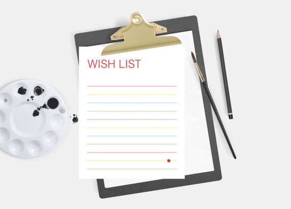 printable christmas list christmas wish list grown up etsy printable christmas list