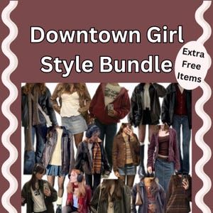 Downtown Girl Style Bundle, Downtown girl aesthetic mystery box, personal downtown style bundle clothes.