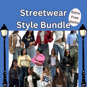 Streetwear Style Bundle Mystery Box, streetwear aesthetic, Aesthetic clothes, personal streetwear style bundle.