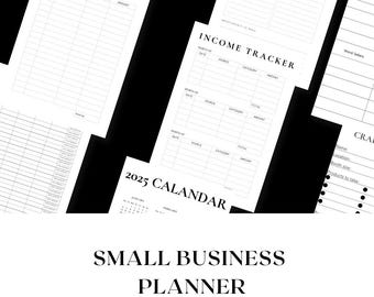Business Planner, Small Business Calendar, Craft show planner, 2025 planner, 2025 Calendar, Simple Calendar, Simple Planner