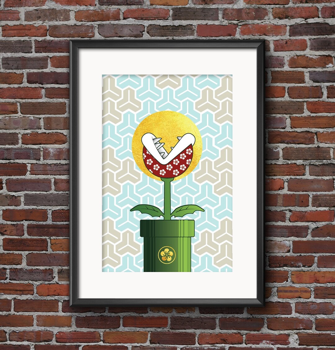 Piranha Plant Poster - Etsy
