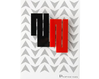 Meander brooch, FREE SHIPPING