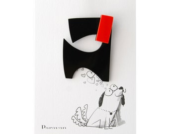 Dog brooch, FREE SHIPPING
