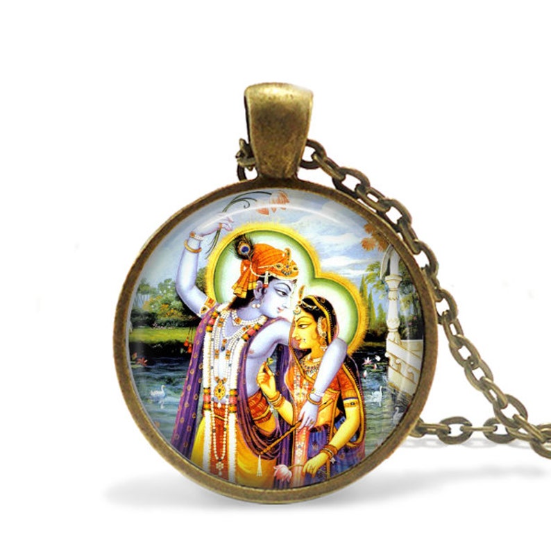 Lord Krishna Necklace//Hindu//Krishna Pendant//Hinduism//Unisex Pendant