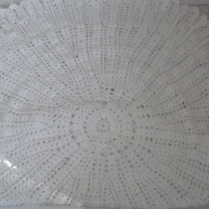 Baby Shawl Handmade Crocheted Round