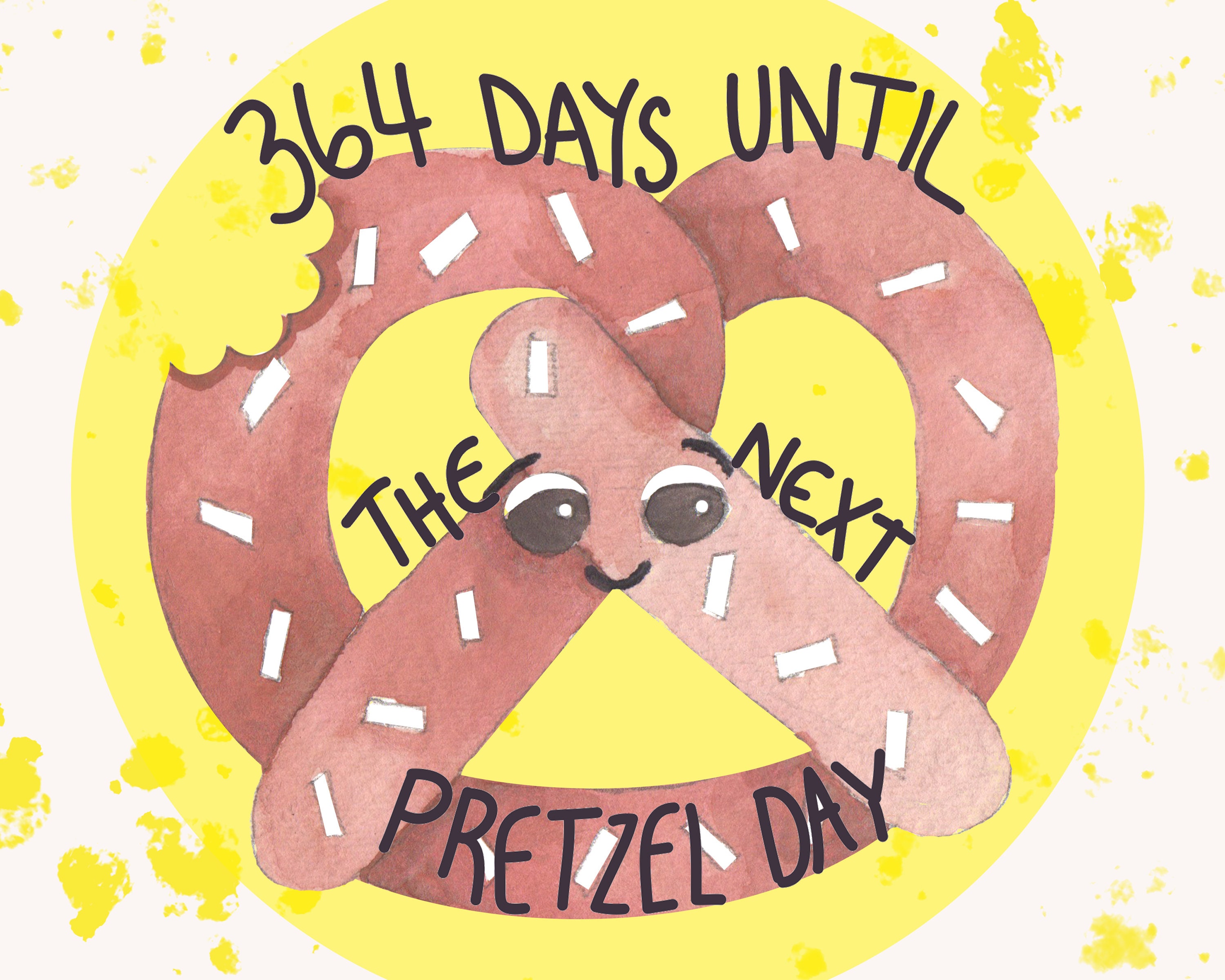 The Office 8x10 Art Print Pretzel Day Quote | Etsy