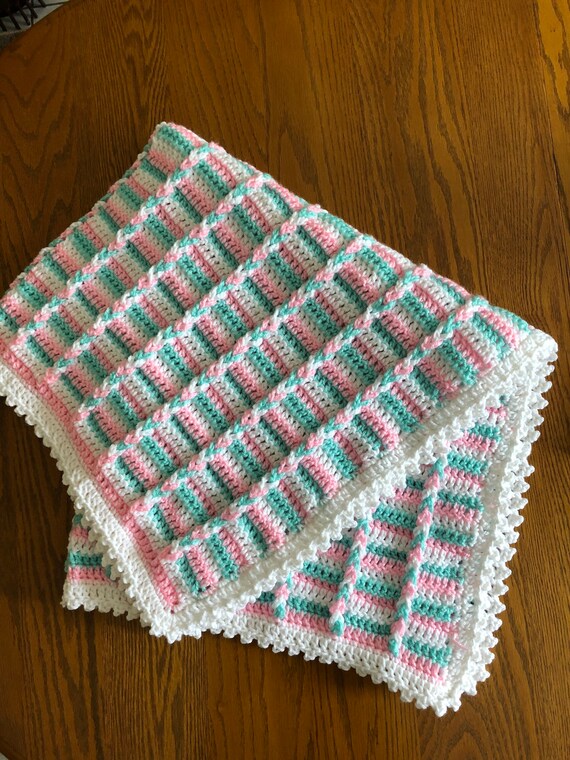 handmade crochet baby blankets for sale