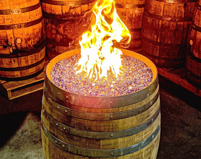 DIY Whiskey/wine Barrel Fire Pit Kit FREE SHIPPING Etsy