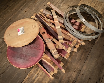 Completely Broken Down Wine Barrel