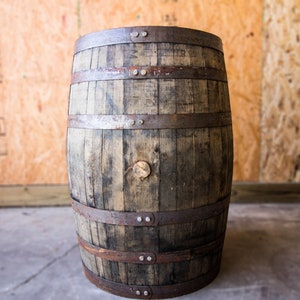 dimensions of a 53 gallon whiskey barrel