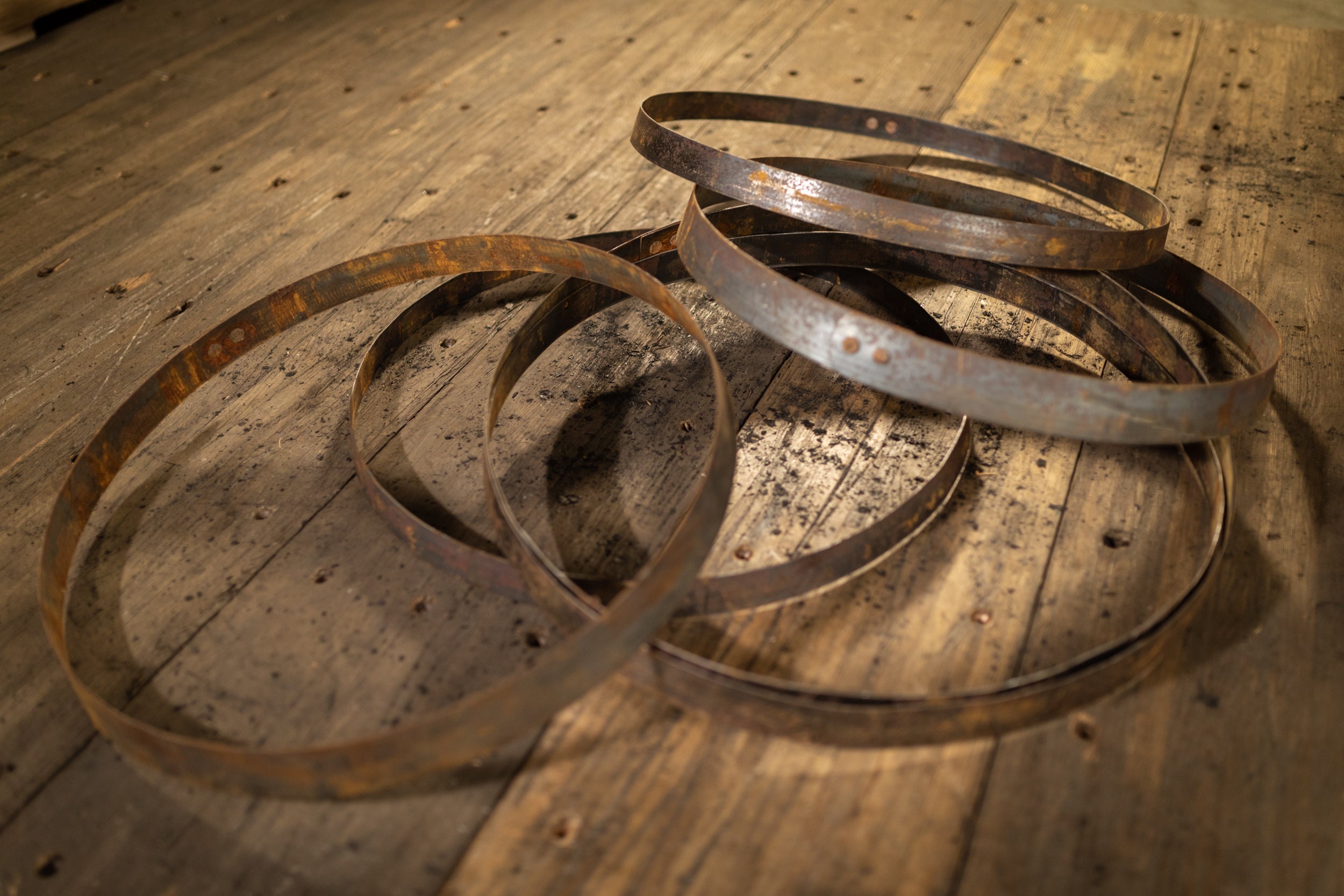 Whiskey Barrel Rings/bands set of 6 FREE SHIPPING Etsy