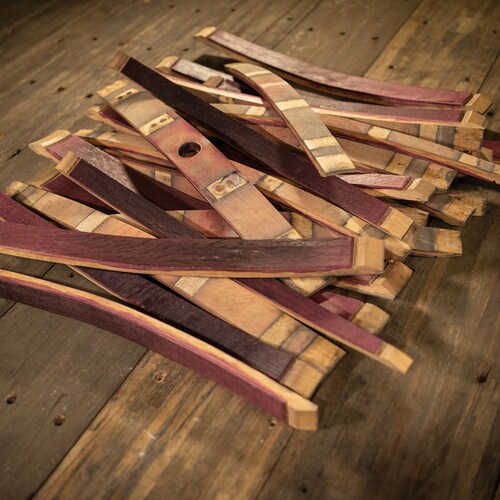 25 Wine Barrel Staves full Barrel Set Etsy