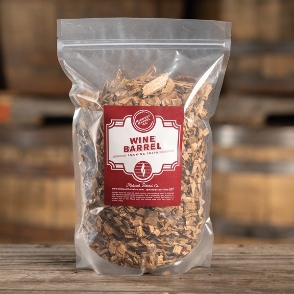 Genuine Red Wine Barrel Smoking Wood CHIPS