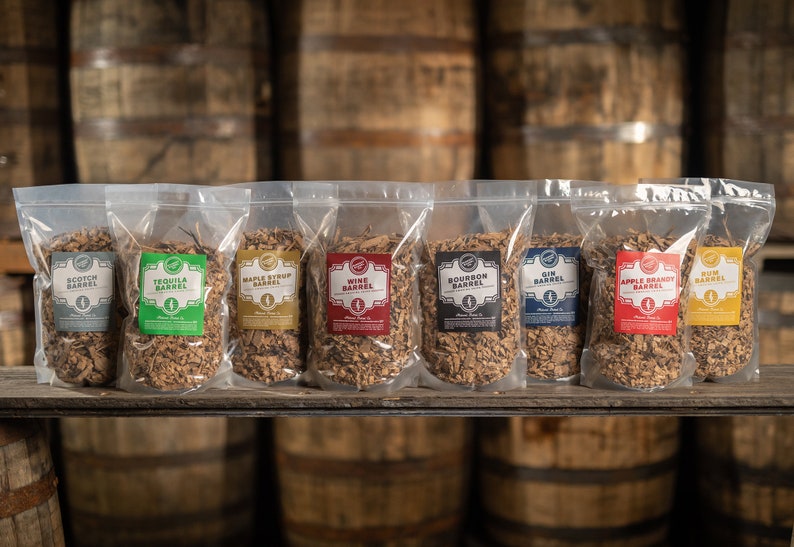 Genuine Maple Syrup Barrel Smoking Wood CHIPS image 2