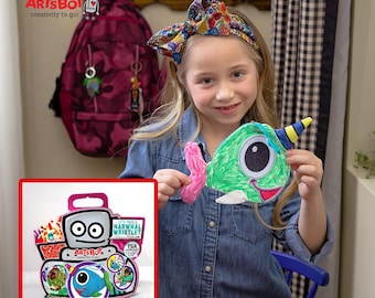 Kit portátil de manualidades para niños: Pulsera de narval