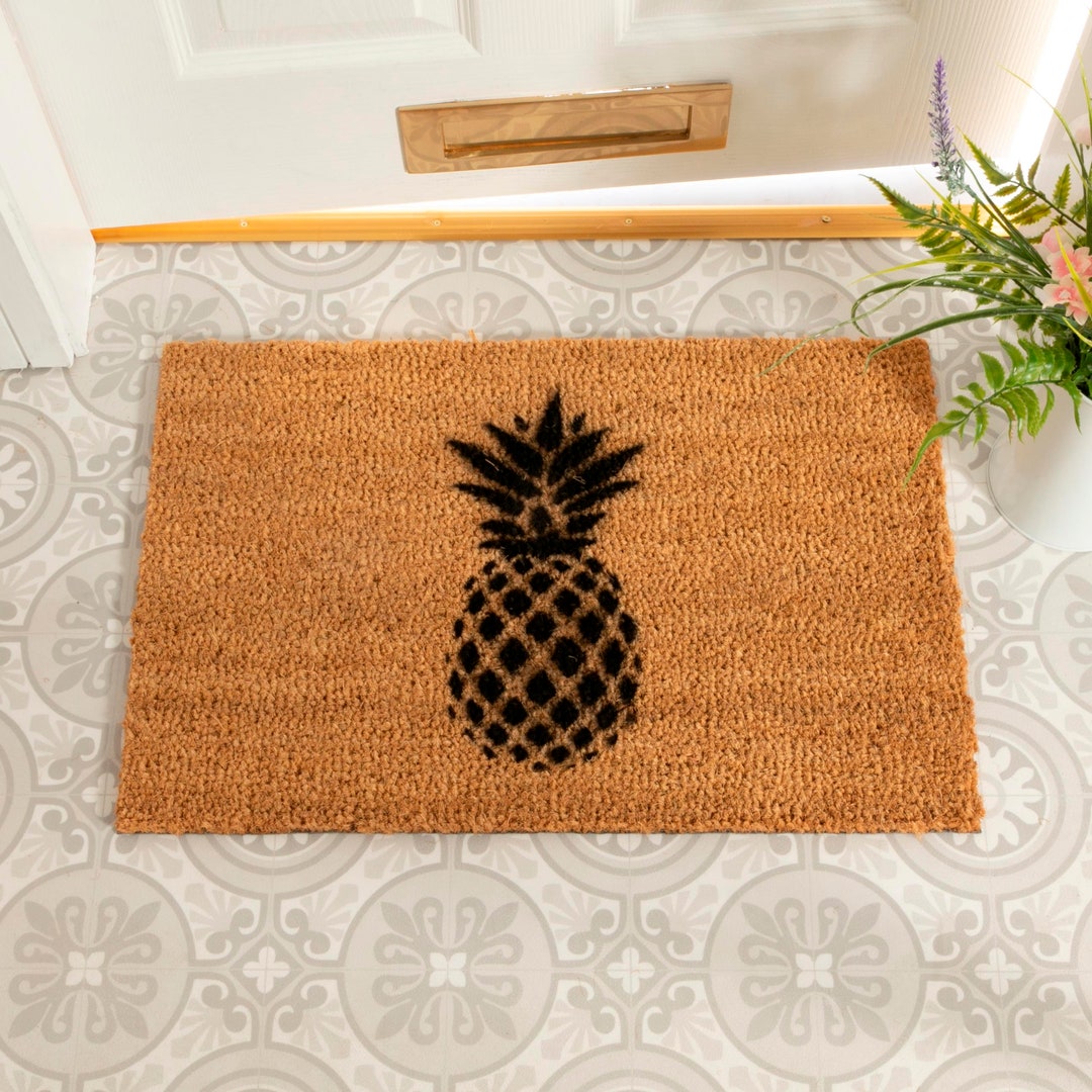 Pineapple Doormat Etsy UK