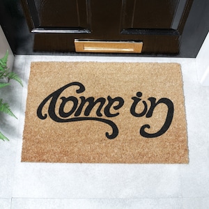 Come in, Go Away Doormat - Funny Upside Down Doormat - Funny Go Away Doormat - Welcome Mat - Funny Housewarming Gift -  60cm X 40cm